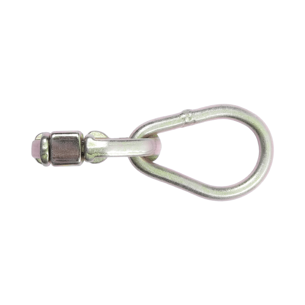 Galvanized Double Stud L Track Fitting with Pear Ring