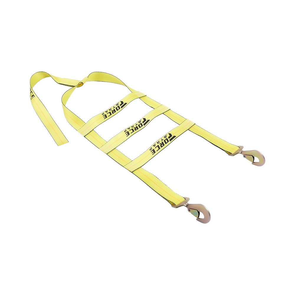 2inch Tow Dolly Basket Straps Adjustable Two Dolly Wheel Net