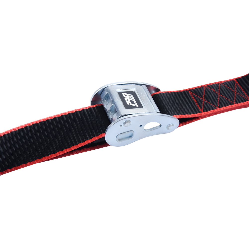 Customizable Durable Motorcycle Cam Buckle Tie Down Strap with Safety S Hook