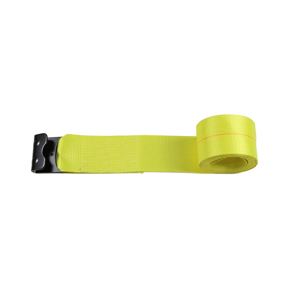 Redline 4inch Winch Strap With Flat Hook