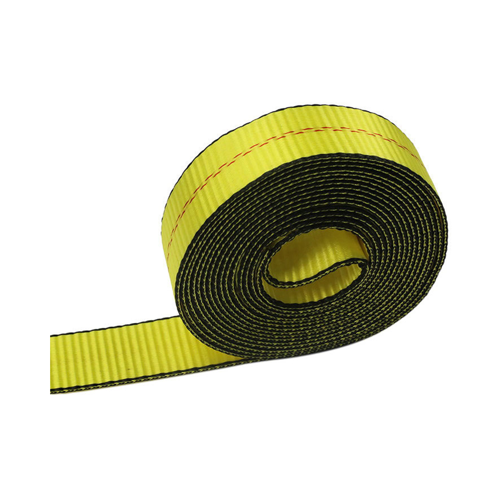 2inch Yellow Winch Strap With Double J-Hook