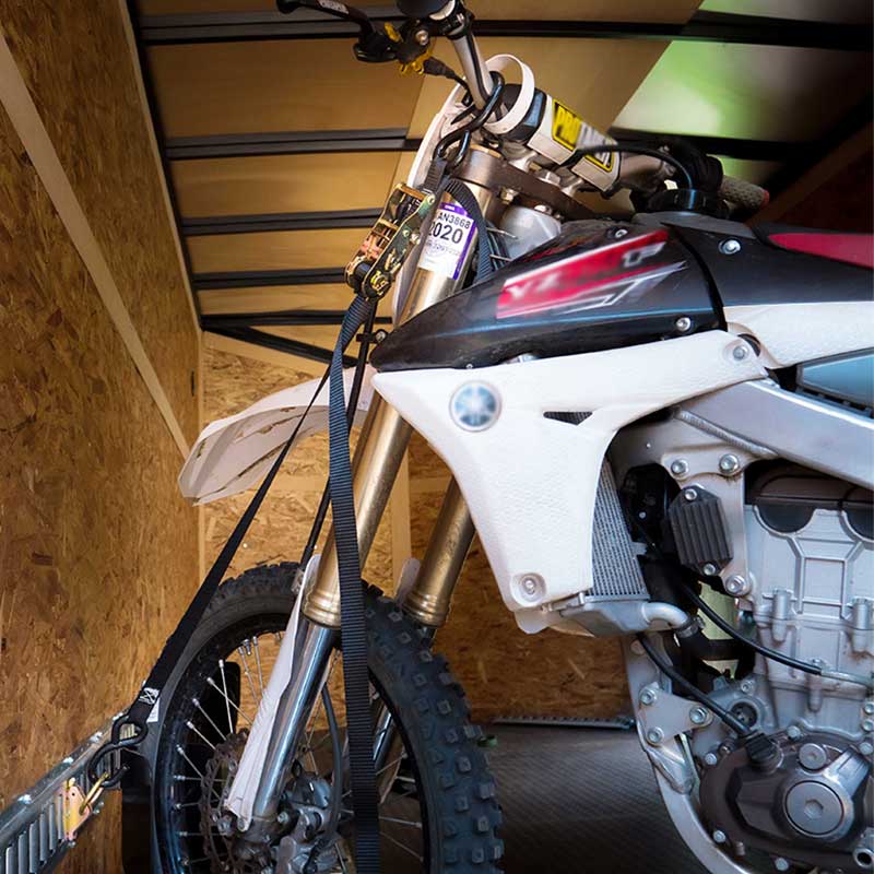 1'' X 7' Mini Motorcycle Ratchet Strap With S Hooks