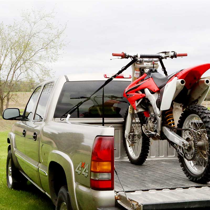 1'' X 7' Mini Motorcycle Ratchet Strap With S Hooks