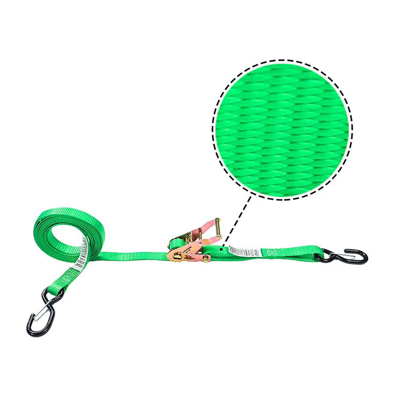 1''X 6' High Tenacity Motorcycle Ratchet Tie Down Strap With 12