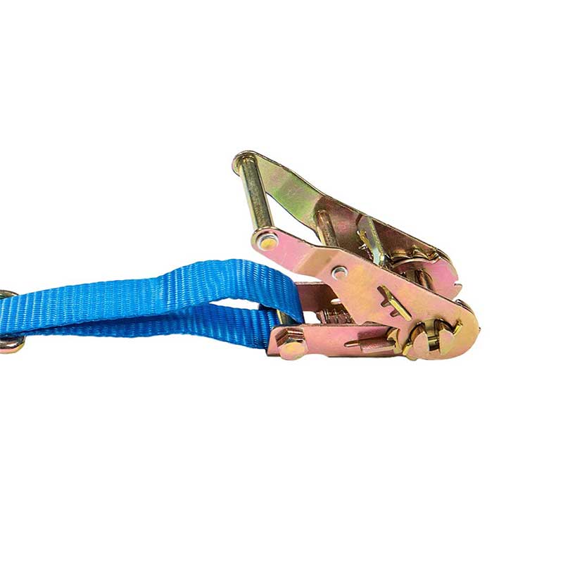 Customized Logo 1'' X 15' Ratchet Strap with J-Hook And D-Ring