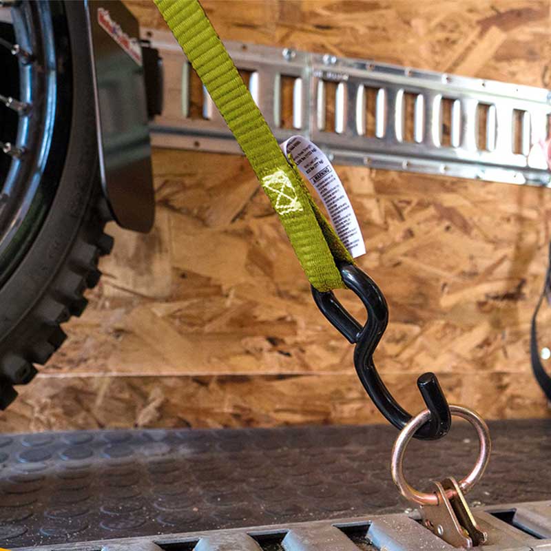 Factory Customization 1'' X 15' Truck Cargo Lashing Belt with S-Hook