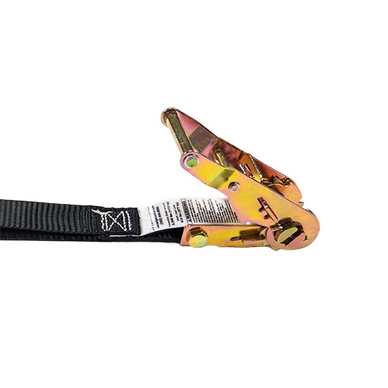 1''X 6' High Tenacity Motorcycle Ratchet Tie Down Strap With 12