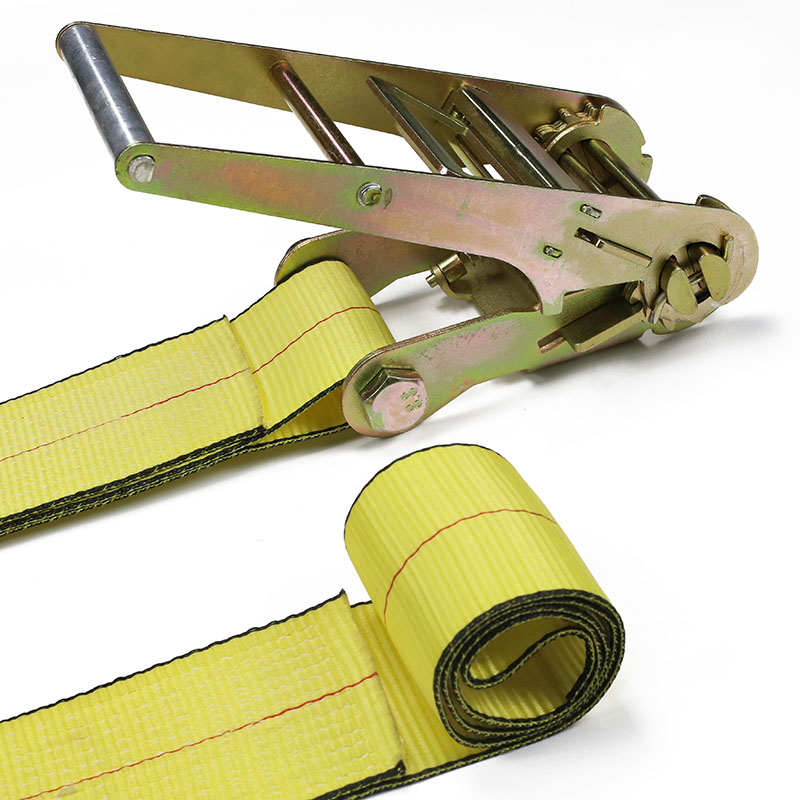 4inch Long Aluminum Handle Doubie J Hook Ratchet Straps