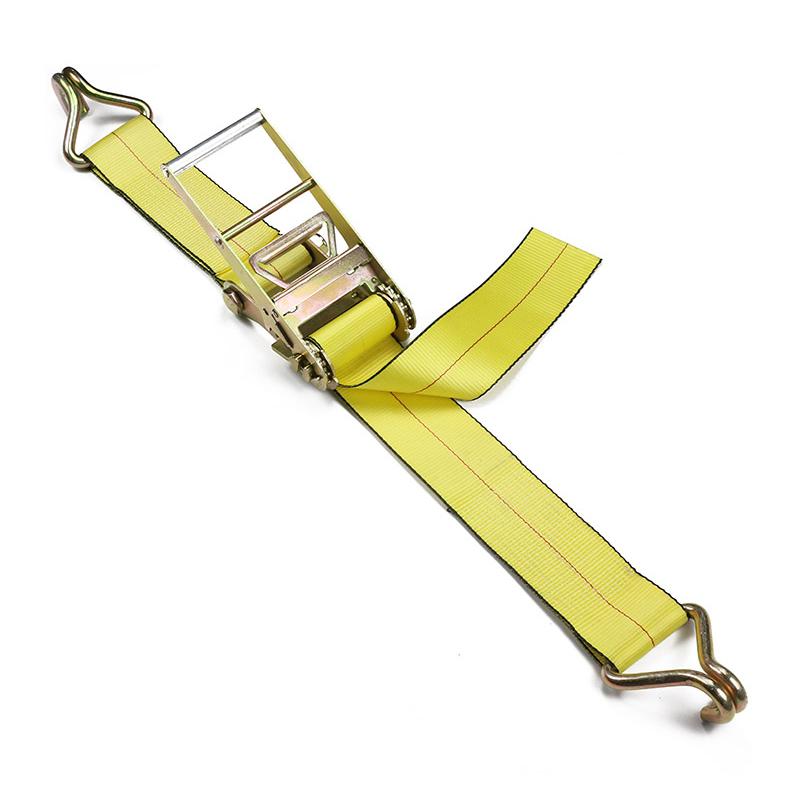 4inch Long Aluminum Handle Doubie J Hook Ratchet Straps