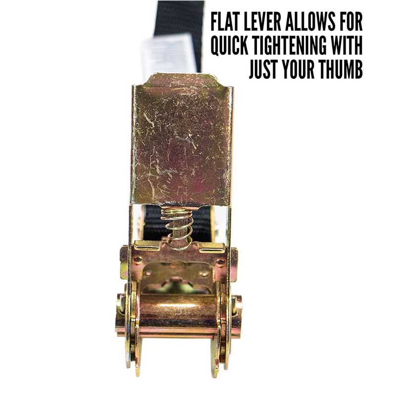 The 1 X 10' Black Endless Ratchet Strap