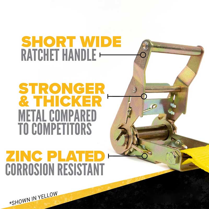 The Force 2 X 10' Yellow Endless Ratchet Strap