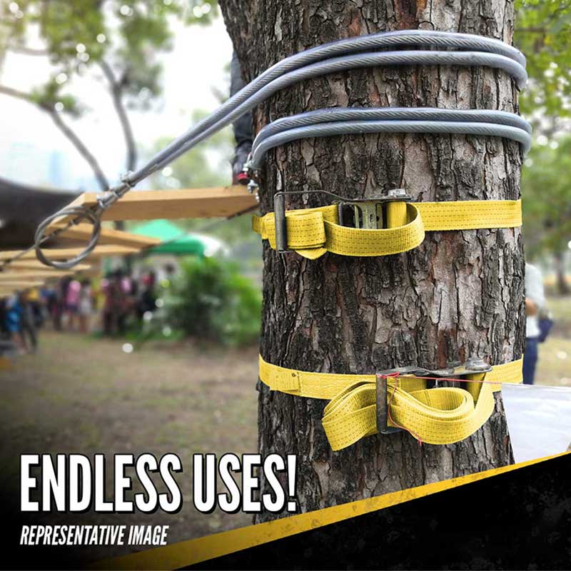 The Force 2 X 10' Yellow Endless Ratchet Strap
