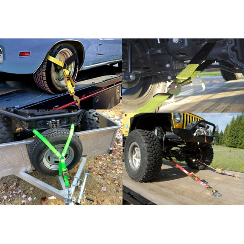 The Car Carrier Strap 10000lbs Car Hauler Wheel