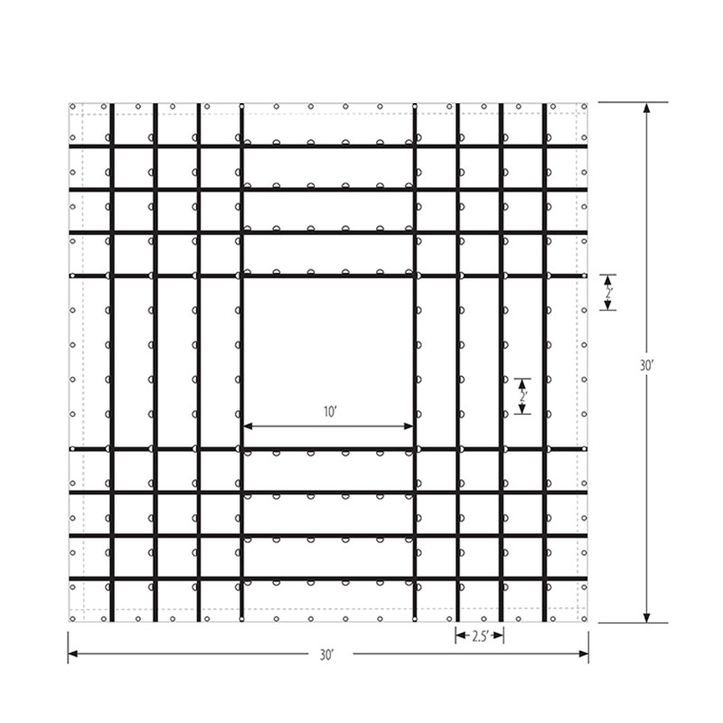 The Light Weight Machinery Black Tarp