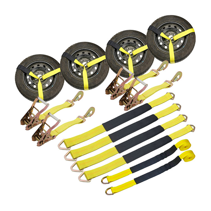 The Tire Wheel Down Strap 10000lbs Axle Straps Tie Downs