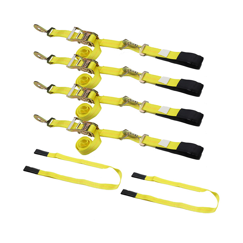 The Towing Tie Down Car Axle Straps Ratchet Tie Downs