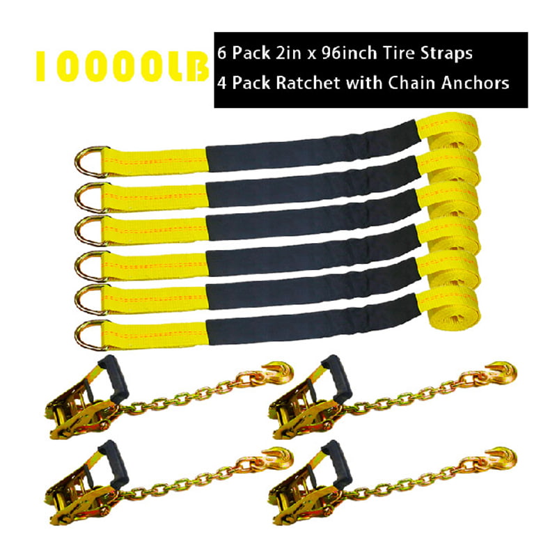 The Wheel Lift Strap 10000lbs Lasso Strap With Chain
