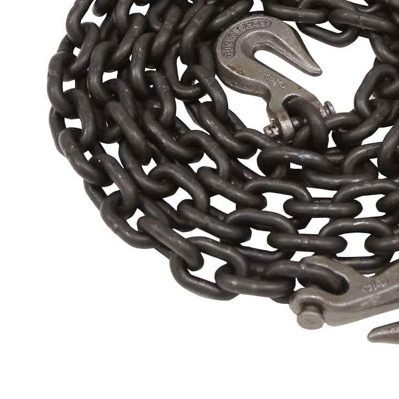 The 12 Tie Down Chain Assembly W Clevis Grab Hooks - Grade 80