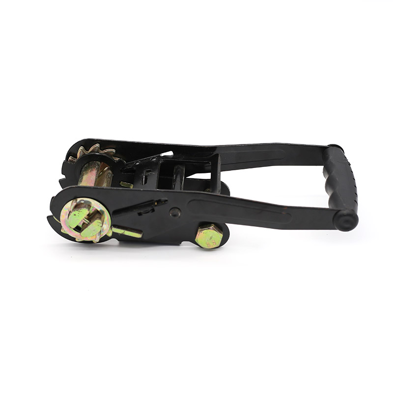 The 2-Inch 5T Plated Black Ratchet Buckle