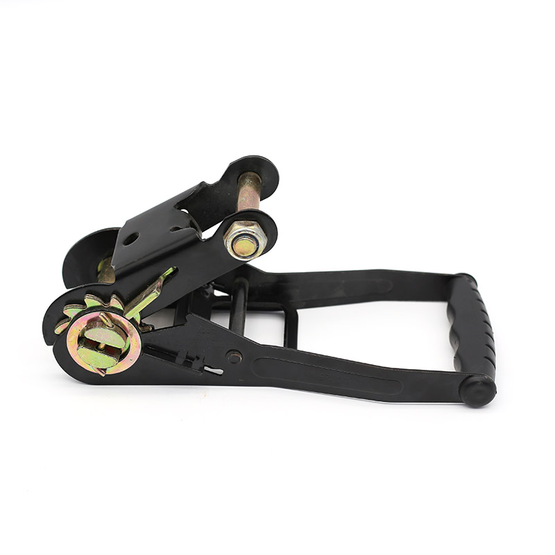 The 2-Inch 5T Plated Black Ratchet Buckle