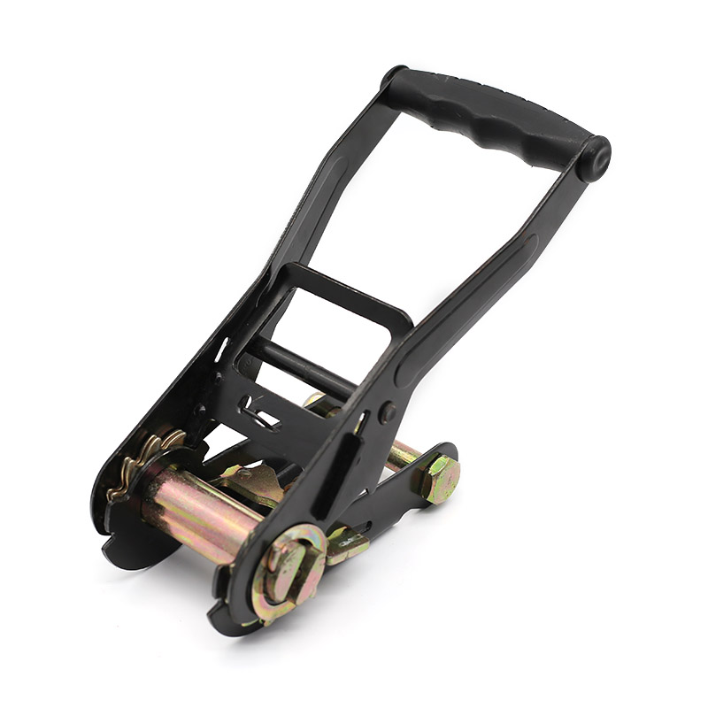 The 2-Inch 5T Plated Black Ratchet Buckle