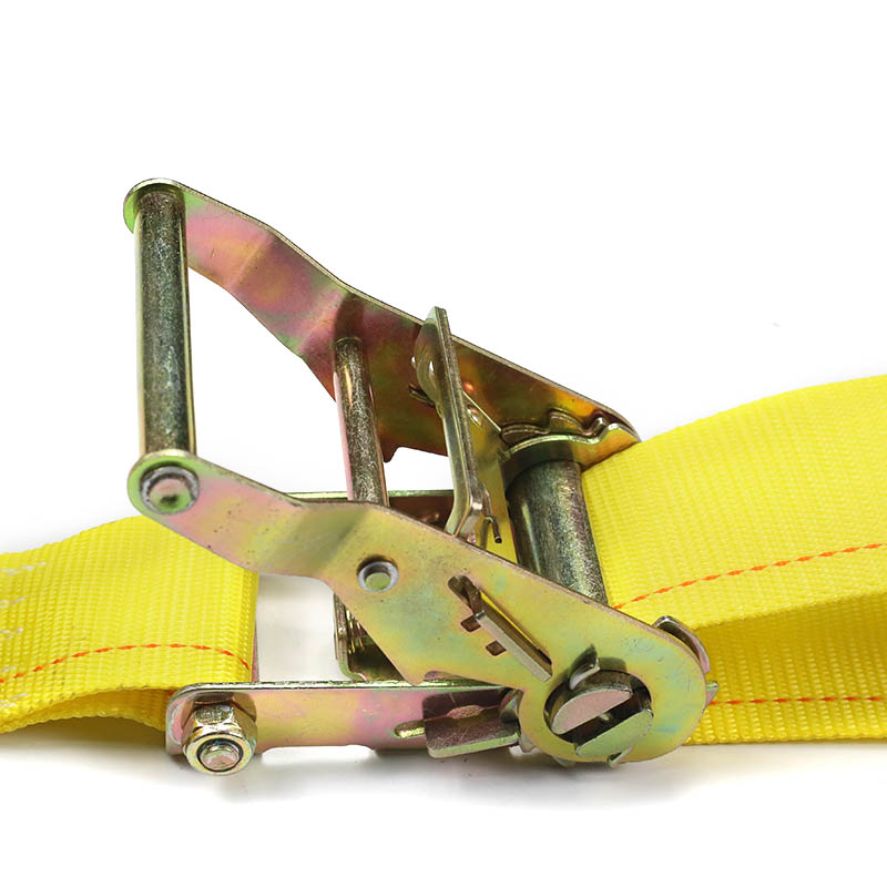 The 2-Inch E-Track Ratchet Strap Blue Yellow