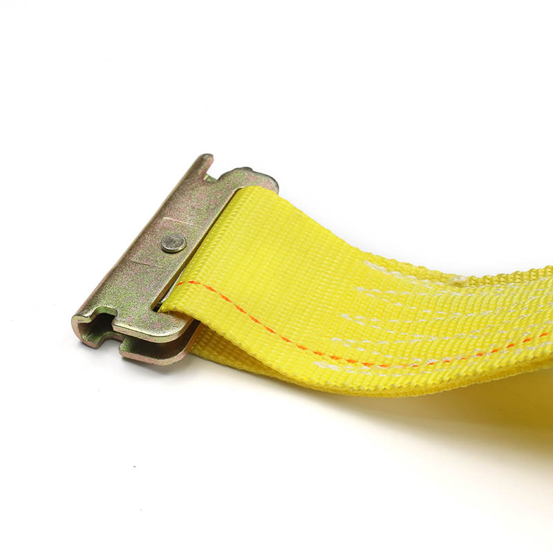 The 2-Inch E-Track Ratchet Strap Blue Yellow