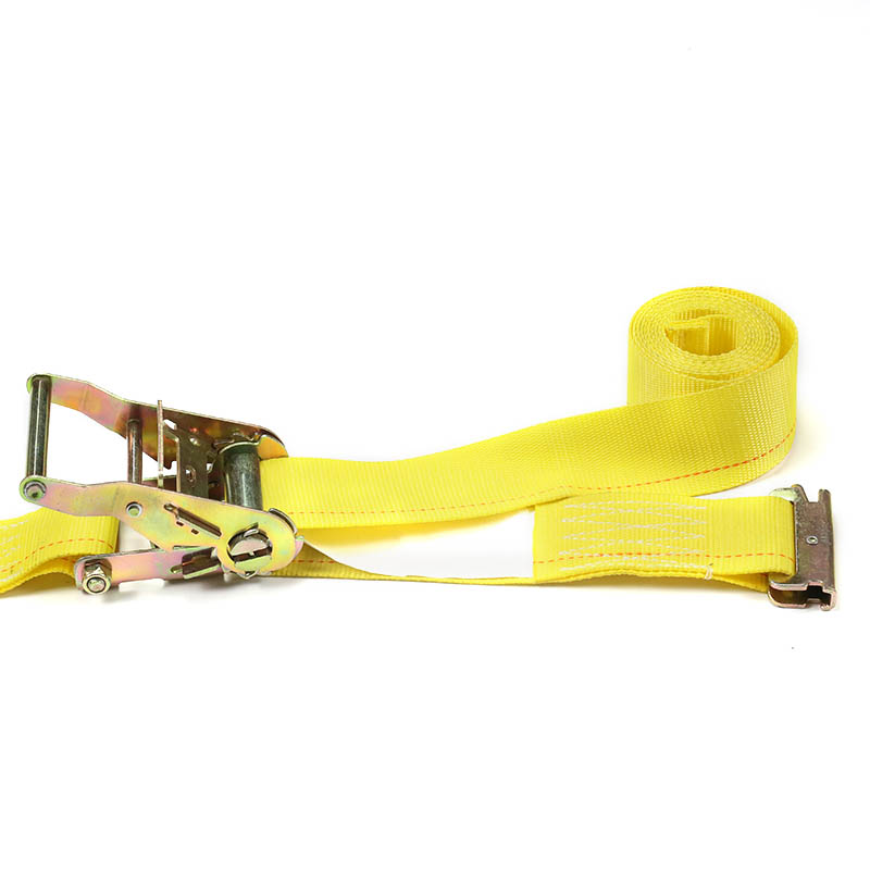 The 2-Inch E-Track Ratchet Strap Blue Yellow