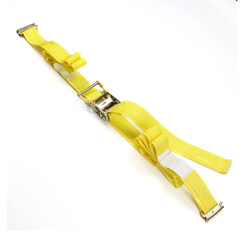 The 2-Inch E-Track Ratchet Strap Blue Yellow