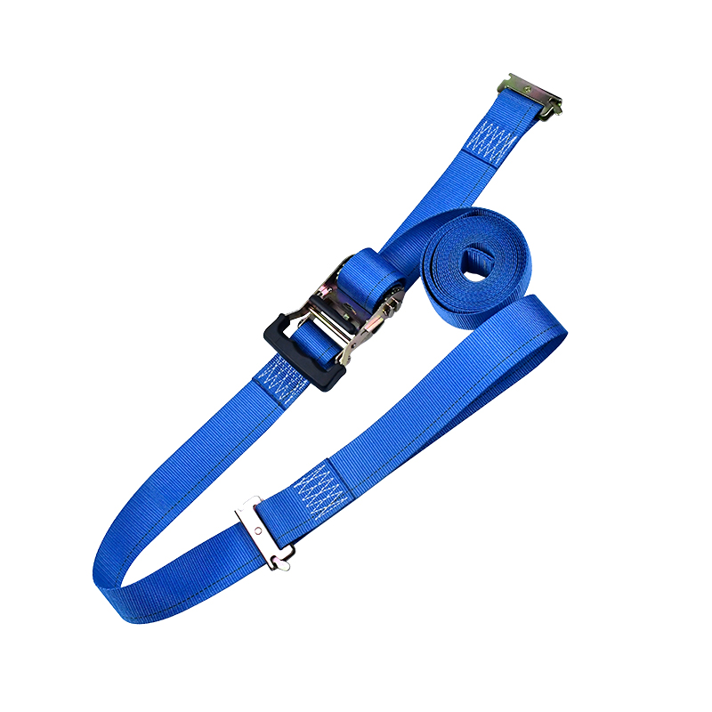 The 2'' X 12' Standard 4' Fixed End E-Track Ratchet Strap