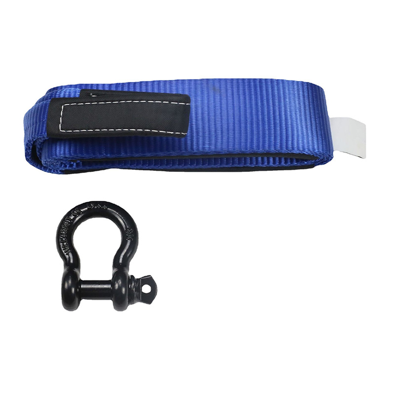 The Tow Straps D Shackle Blue