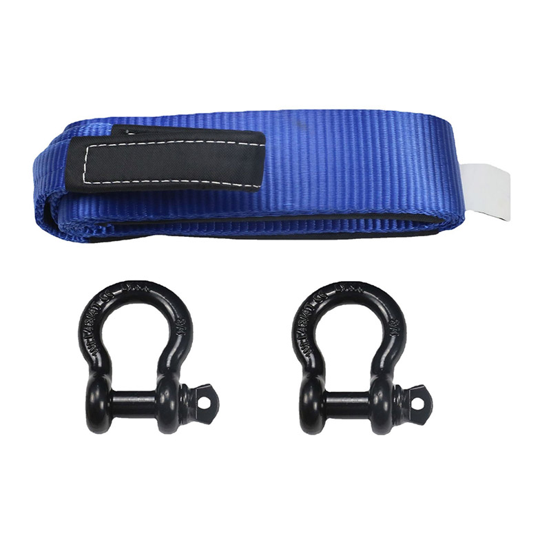 The Tow Straps D Shackle Blue The Tow Straps D Shackle Blue